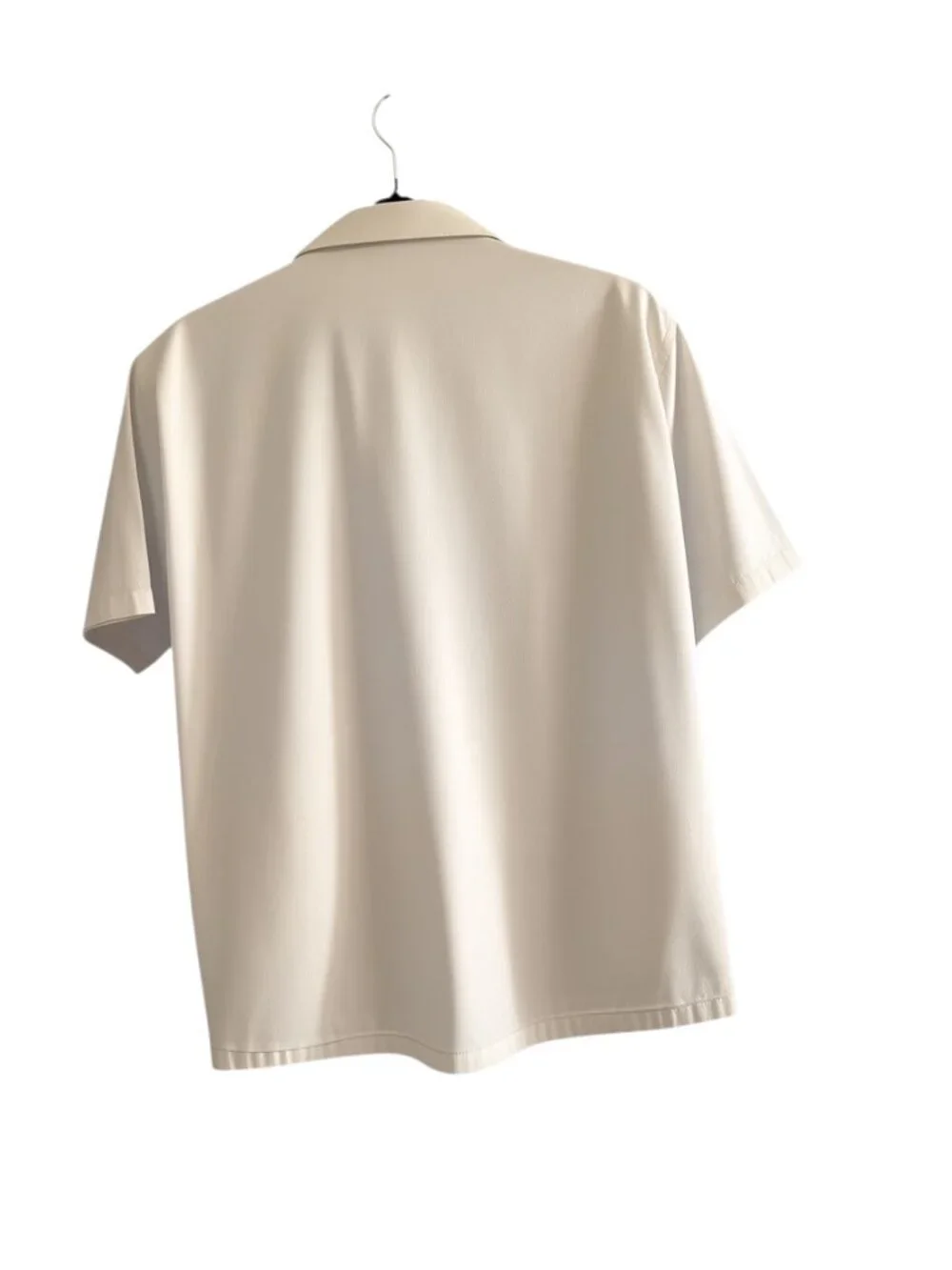Banana Republic Men's White Short Sleeve Button Down Shirt